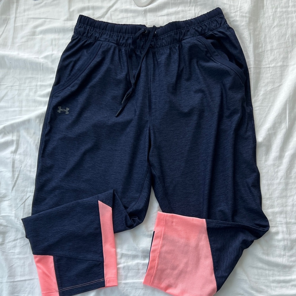 Under Armour Blue and Pink Performance Joggers